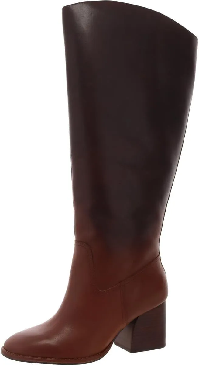 Vince Camuto Womens Ombre Leather Knee-High Boots