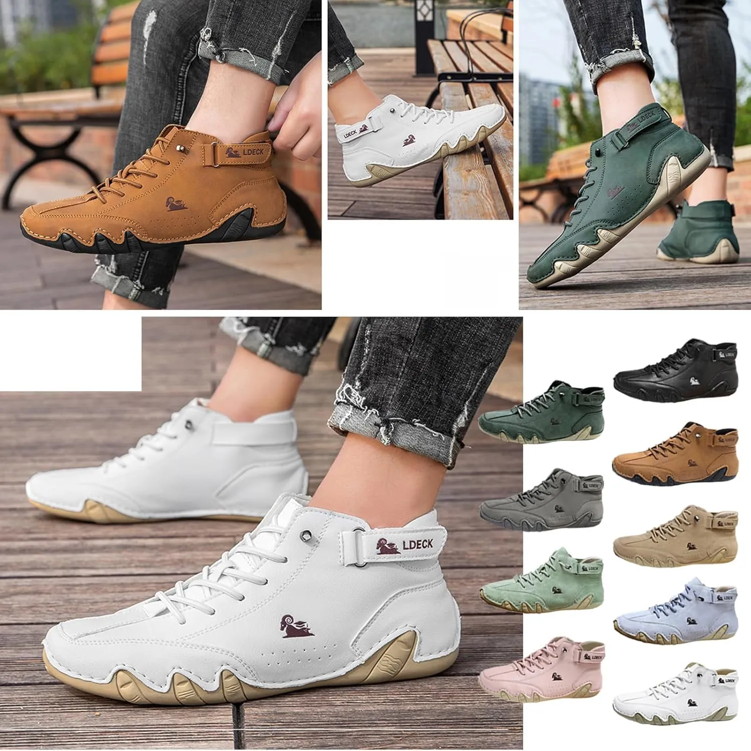 Vogany Shoes, VogLDeck - Waterproof and Breathable Orthopedic Shoes, Outdoor Orthopedic Sneakers for Women Men