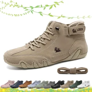 Vogany Shoes Women, Vogldeck - Waterproof and Breathable Orthopedic Shoes, Outdoor Beck Shoes Comfy Lightweight Non-Slip Orthopedic Sneakers Walking Hiking Ankle Boots(Khaki,US 6.5)