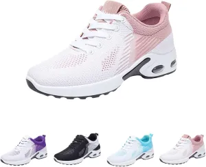Walking Shoes Women Slip On Air Cushion Running Shoes Lightweight Tennis Mesh Breathable Comfort Fashion Sneakers