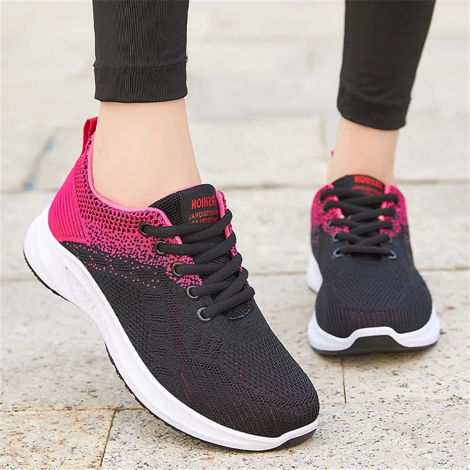 Walking Sneakers for Women Wide Width Road Running Extra Sneakers Arch Support Gym Lightweight Breathable Shoes