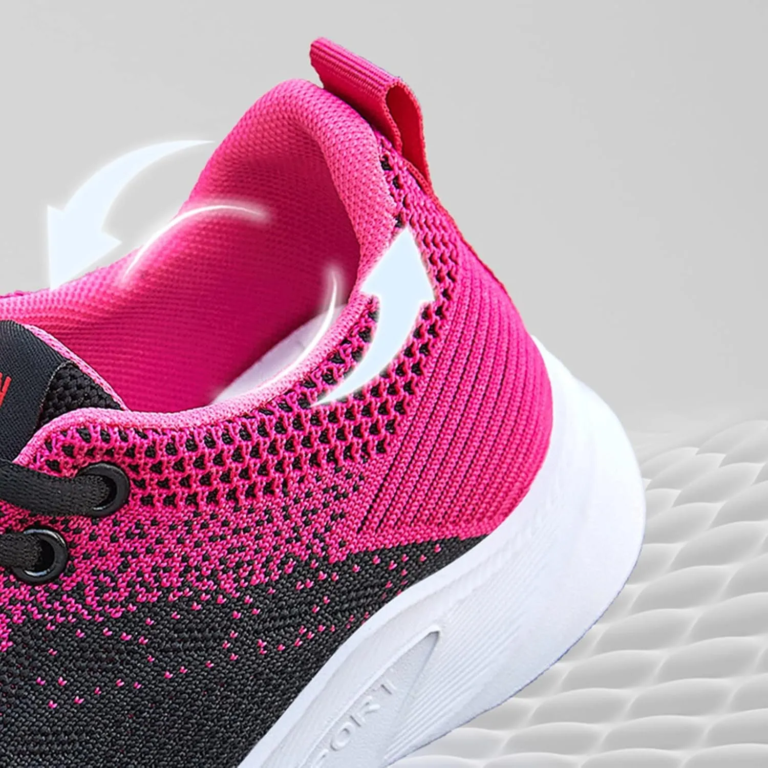 Walking Sneakers for Women Wide Width Road Running Extra Sneakers Arch Support Gym Lightweight Breathable Shoes