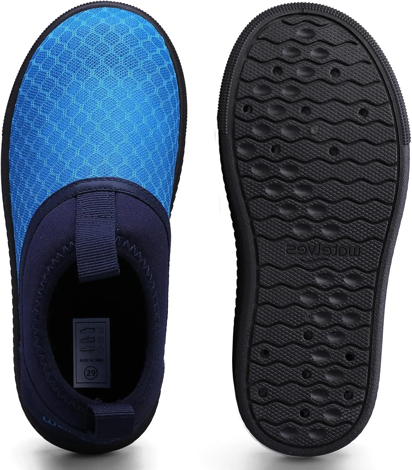 WateLves Toddler Water Shoes Kids Boys and Girls - Quick-Dry Multi-Purpose Casual Water Sneakers Slip On with Drainage Holes for Swim Walking Beach Vacation Essentials
