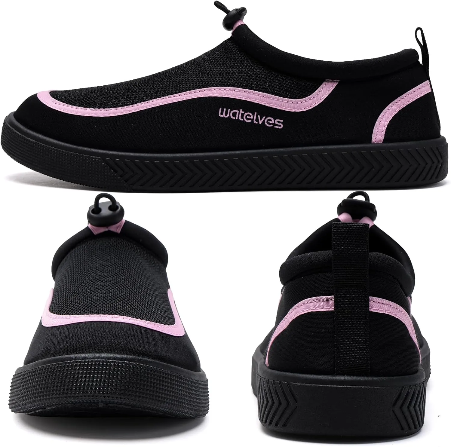 WateLves Water Shoes for Women and Men - Quick-Dry Multi-Purpose Casual Water Sneakers Slip-On with Drainage Holes - Lightweight, Breathable Aqua Shoes for Swim Beach Walking
