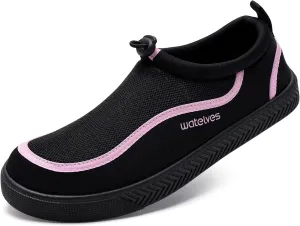 WateLves Water Shoes for Women and Men - Quick-Dry Multi-Purpose Casual Water Sneakers Slip-On with Drainage Holes - Lightweight, Breathable Aqua Shoes for Swim Beach Walking