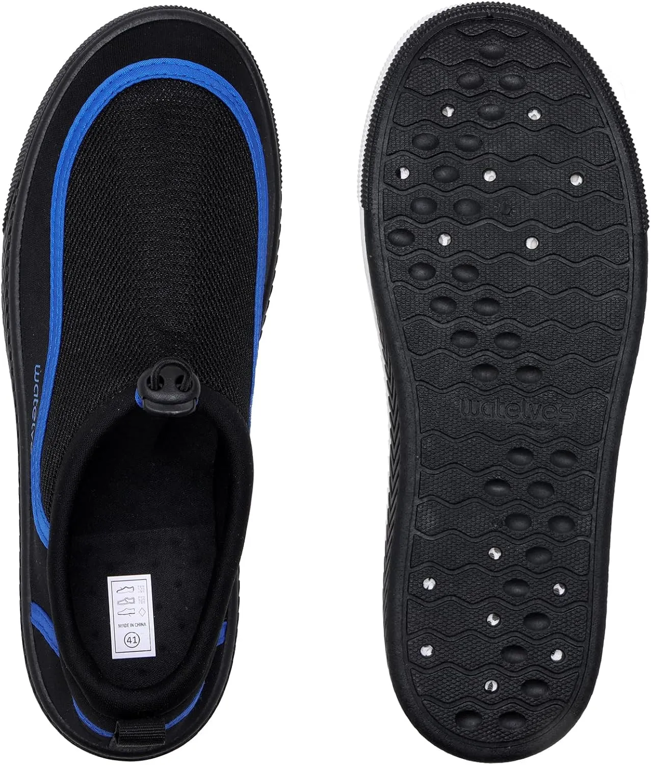 WateLves Water Shoes for Women and Men - Quick-Dry Multi-Purpose Casual Water Sneakers Slip-On with Drainage Holes - Lightweight, Breathable Aqua Shoes for Swim Beach Walking