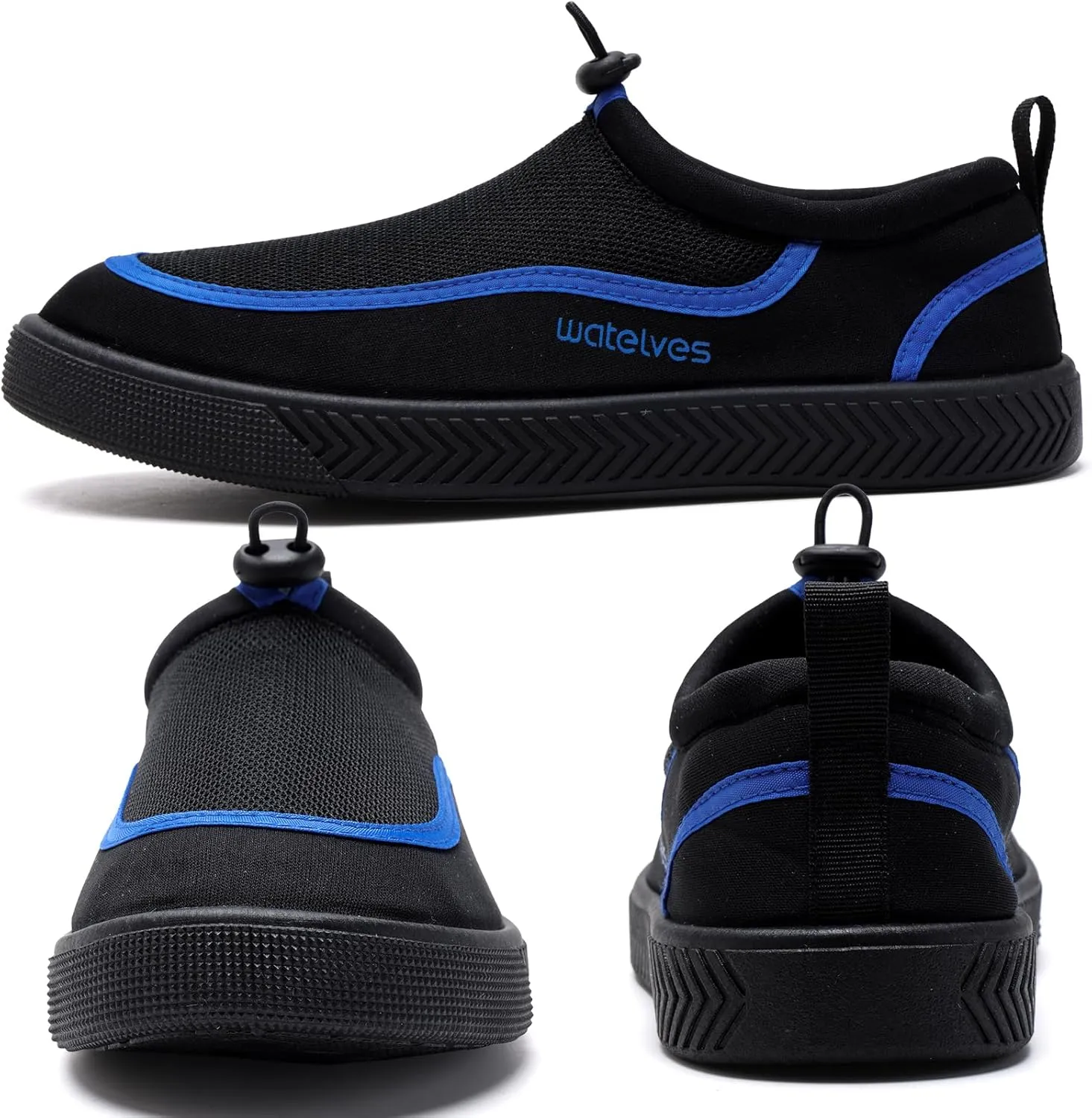 WateLves Water Shoes for Women and Men - Quick-Dry Multi-Purpose Casual Water Sneakers Slip-On with Drainage Holes - Lightweight, Breathable Aqua Shoes for Swim Beach Walking