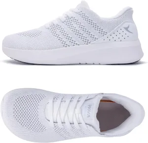 Wide Toe Box Shoes for Men Tennis Walking Sneakers with Arch Support Zero Drop Minimalist Design US 8-12