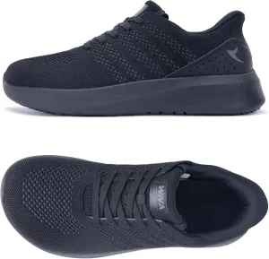 Wide Toe Box Shoes for Men Tennis Walking Sneakers with Arch Support Zero Drop Minimalist Design US 8-12