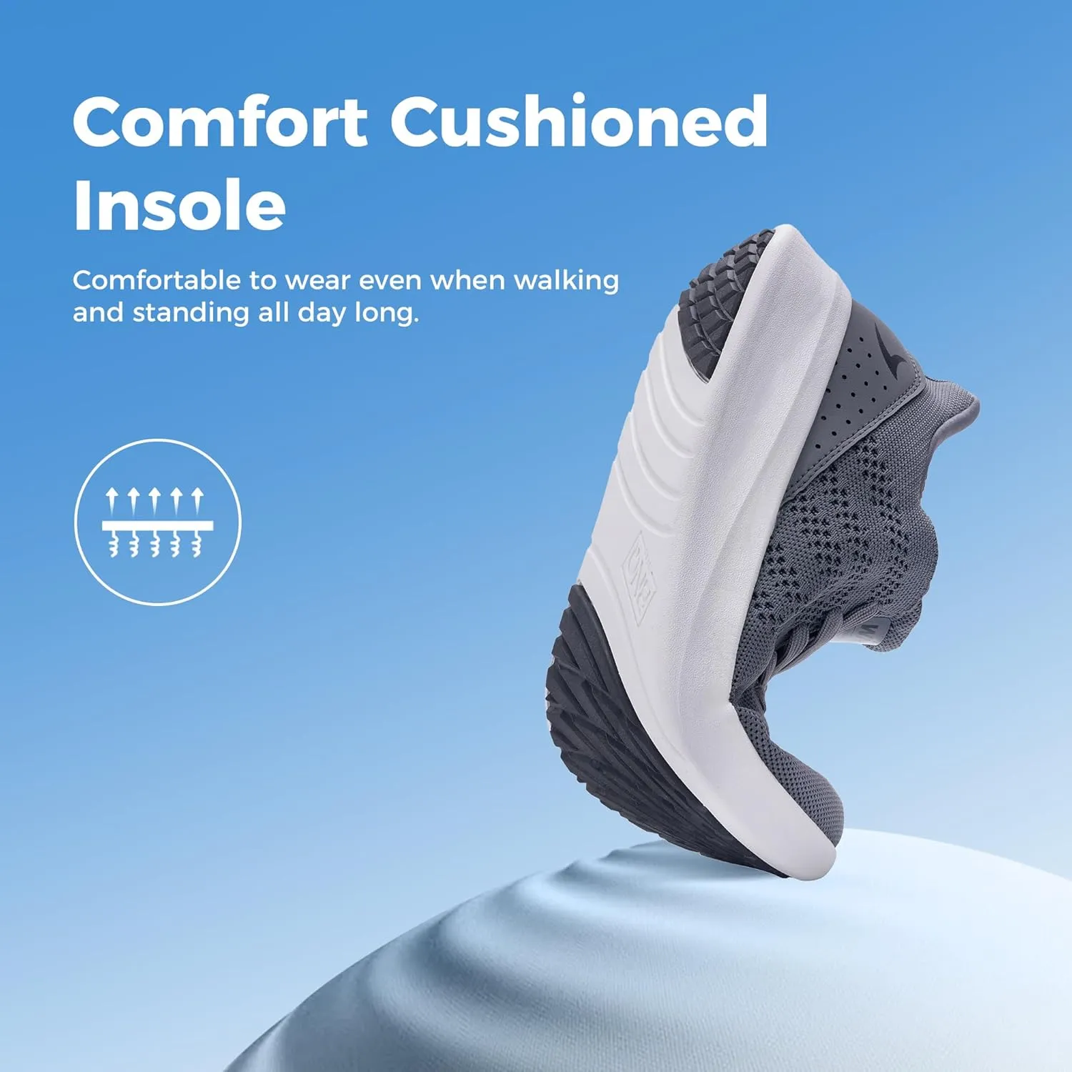 Wide Toe Box Shoes for Men Tennis Walking Sneakers with Arch Support Zero Drop Minimalist Design US 8-12