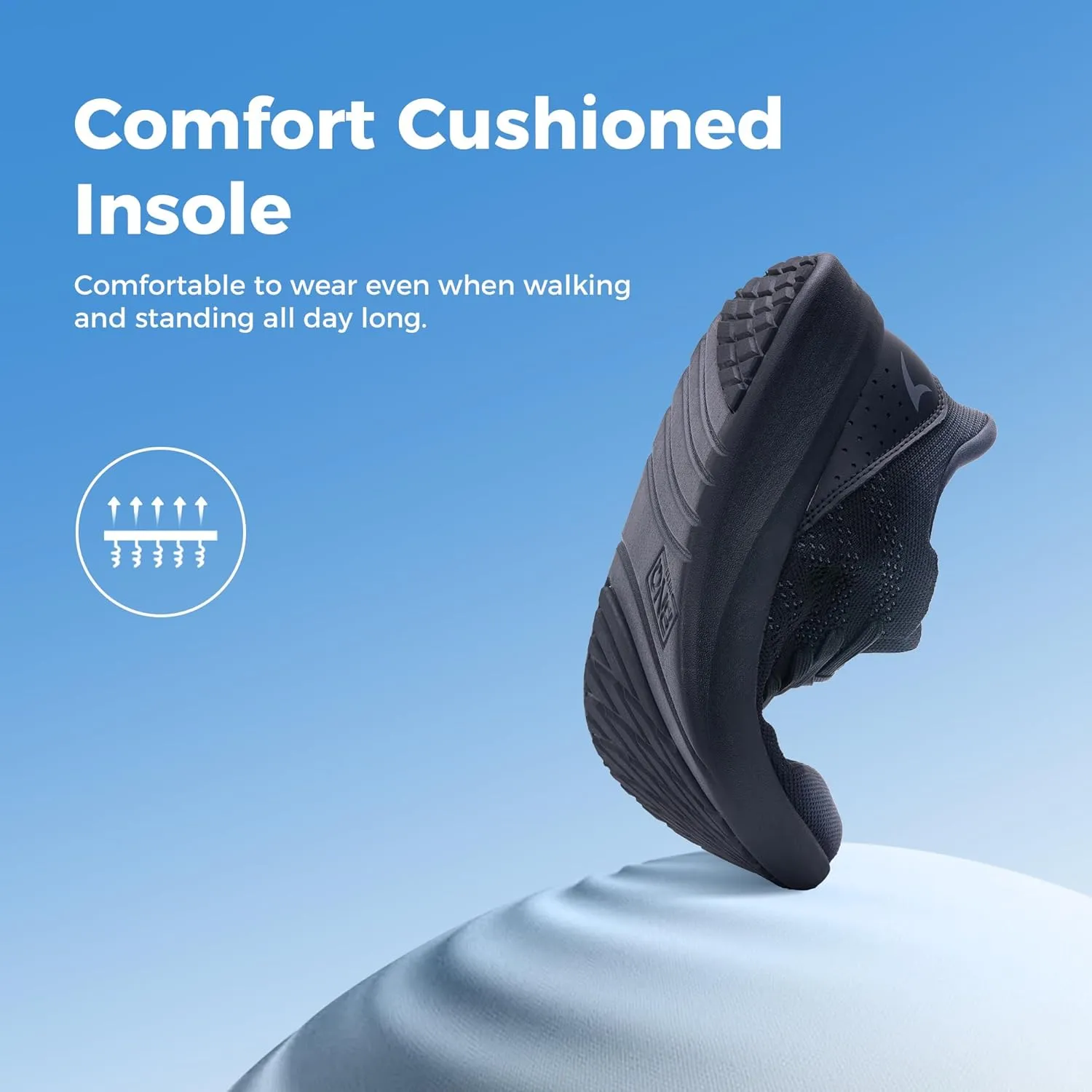 Wide Toe Box Shoes for Men Tennis Walking Sneakers with Arch Support Zero Drop Minimalist Design US 8-12