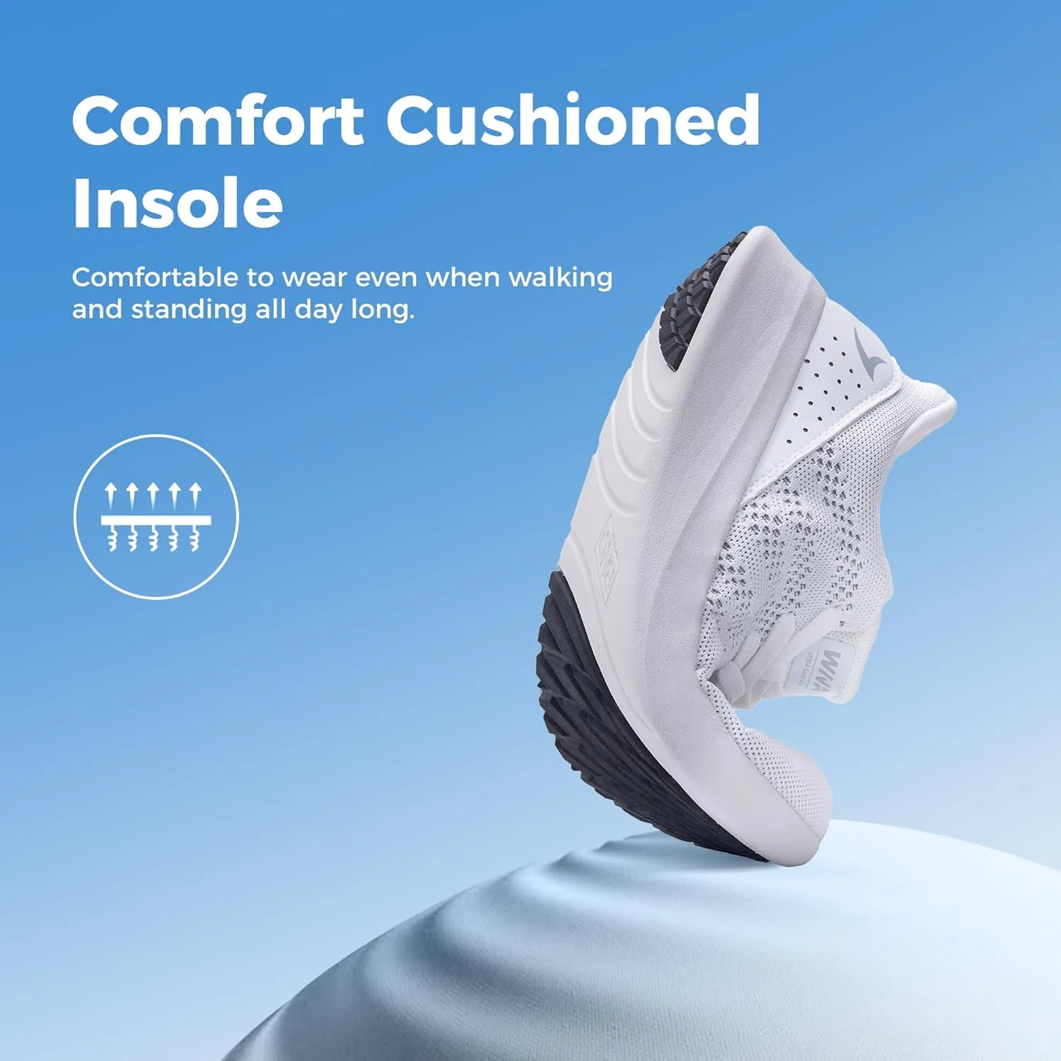 Wide Toe Box Shoes for Men Tennis Walking Sneakers with Arch Support Zero Drop Minimalist Design US 8-12