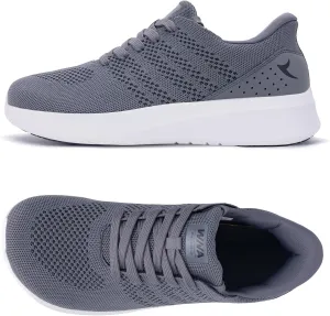 Wide Toe Box Shoes for Men Tennis Walking Sneakers with Arch Support Zero Drop Minimalist Design US 8-12