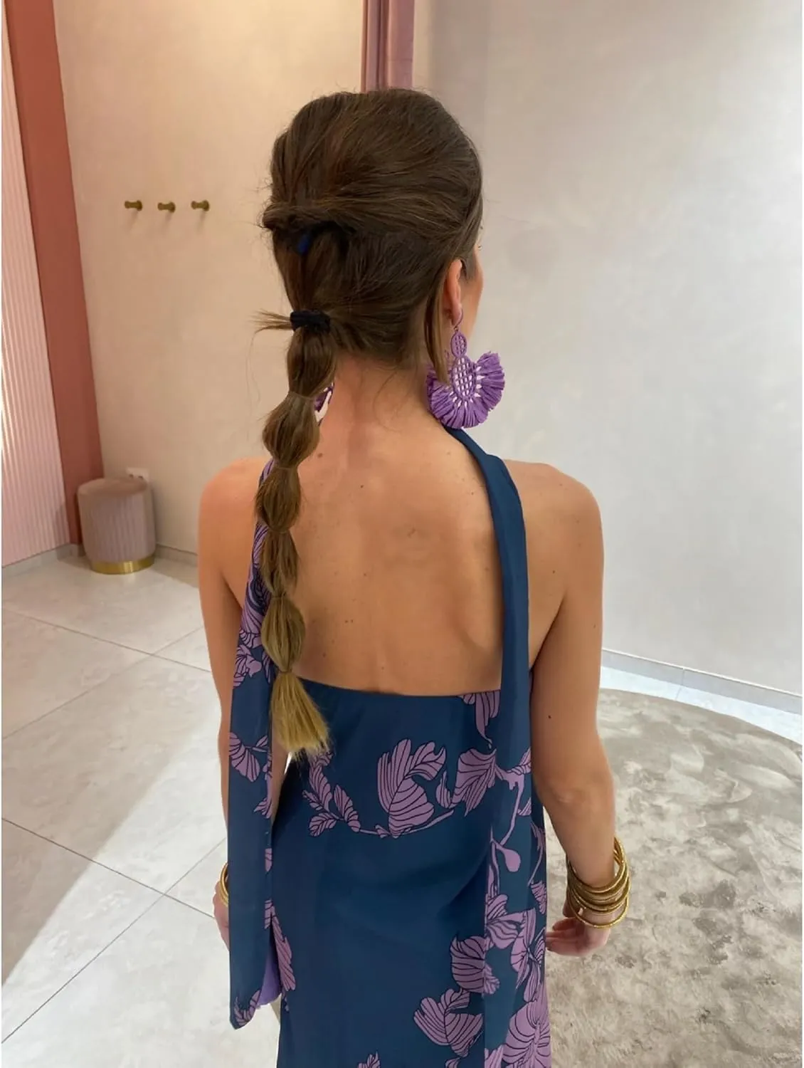 Women Y2K Floral Tube Long Dress Strapless Backless Bodycon Maxi Dress Summer Holiday Bandeau Dresses Beachwear