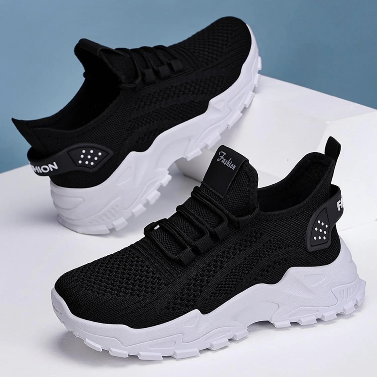 Women’s Casual Sneakers Slip-Resistant Lightweight Breathable Shoes for Walking, Gym, Travel | Flexible Sock Design with Abrasion-Resistant Sole