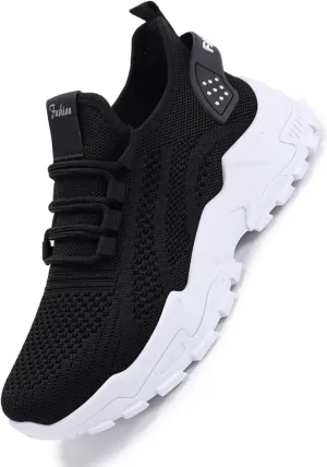 Women’s Casual Sneakers Slip-Resistant Lightweight Breathable Shoes for Walking, Gym, Travel | Flexible Sock Design with Abrasion-Resistant Sole