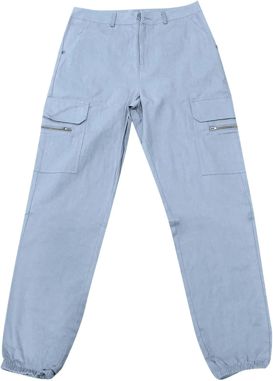 Womens Slim Fit Tight Cargo Pants Military Army Combat Work Pants High Waisted Cotton Casual Hiking Skinny Trousers