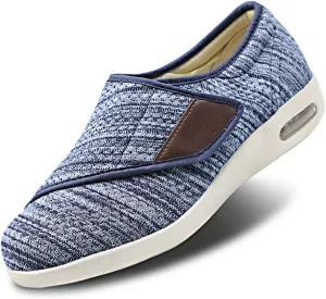 Women's Walking Shoes with Arch Support, Diabetic Shoes Adjustable Closure, Extra Wide Widths Orthopedic Walking Sneakers Diabetic Bunions for Extra Cushioning and Pain Relief
