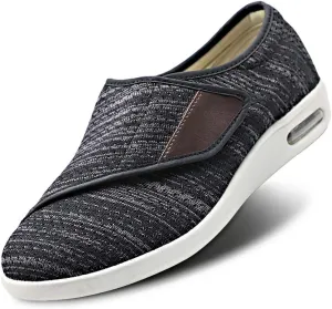 Women's Walking Shoes with Arch Support, Diabetic Shoes Adjustable Closure, Extra Wide Widths Orthopedic Walking Sneakers Diabetic Bunions for Extra Cushioning and Pain Relief