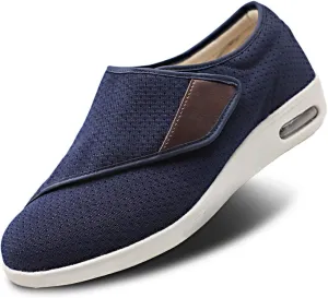 Women's Walking Shoes with Arch Support, Diabetic Shoes Adjustable Closure, Extra Wide Widths Orthopedic Walking Sneakers Diabetic Bunions for Extra Cushioning and Pain Relief