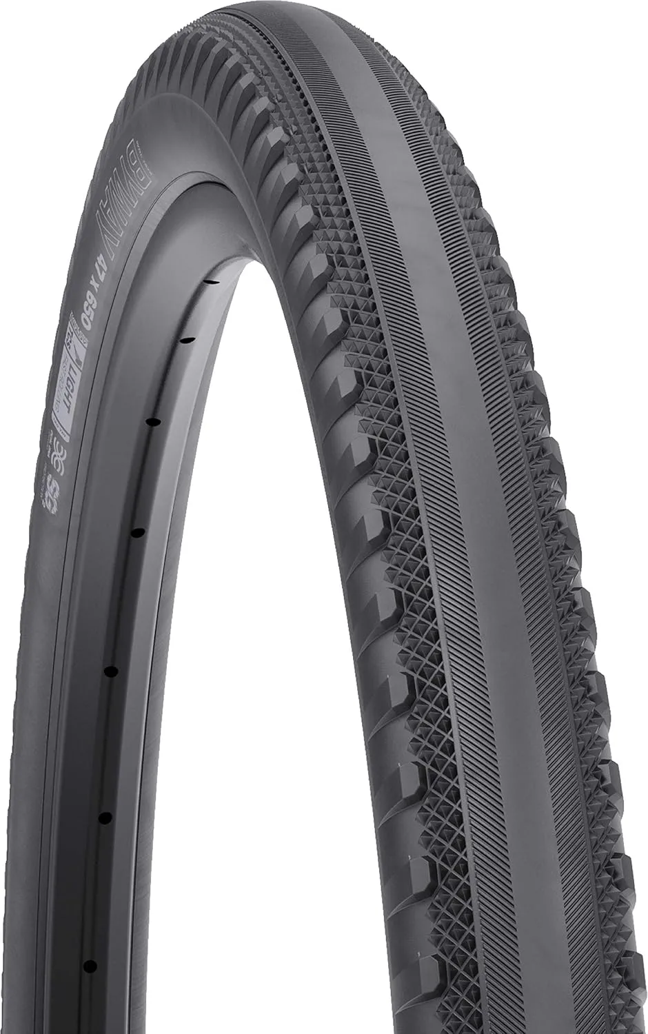 WTB Byway 650 x 47 Gravel Bike Tire – Tubeless Bike Tire for Endless Exploration on Pavement, Hard-Pack & Gravel - Advanced SG2 Puncture Protection