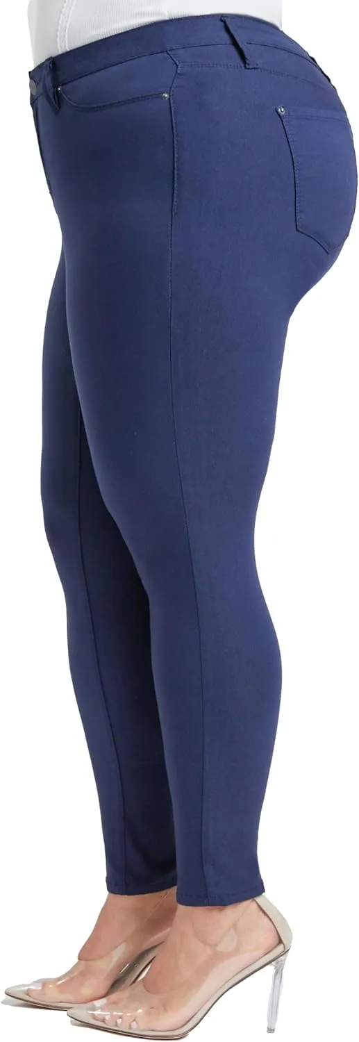 YMI Women's Hyperstretch Skinny Work Casual Mid-Rise Pants-P748931am