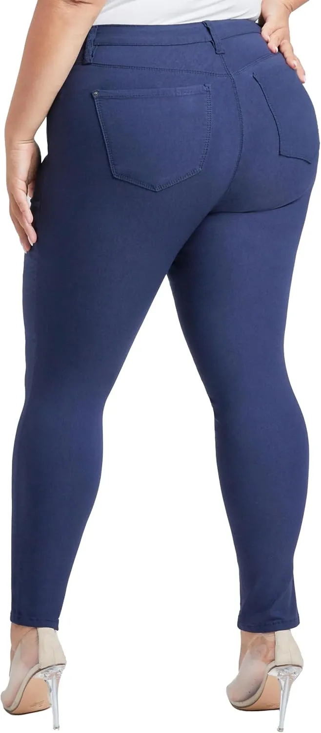 YMI Women's Hyperstretch Skinny Work Casual Mid-Rise Pants-P748931am
