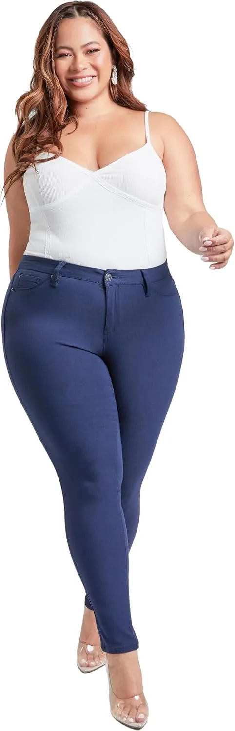 YMI Women's Hyperstretch Skinny Work Casual Mid-Rise Pants-P748931am